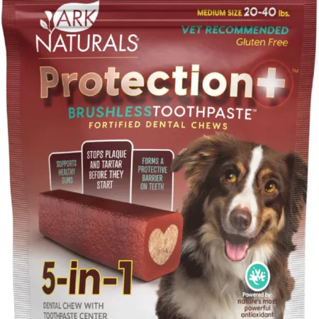 Ark Naturals Protection+ Toothpaste 5 In1 1 Lb 2Oz Bag Medium Chews