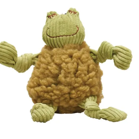 Hugglehounds Dog Fleece Flufferknot Fiona Frog Small