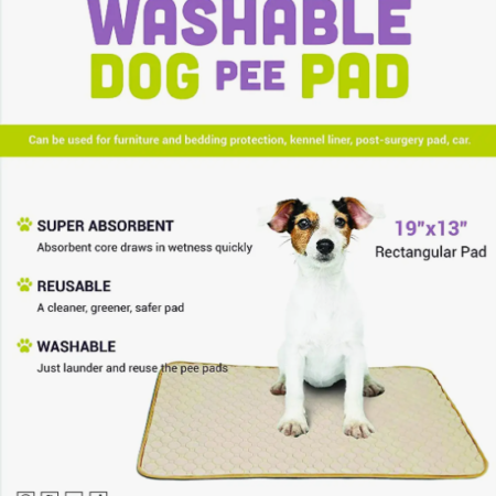 Quality Reusable Pee Pad for Pets - Rectangular Shape