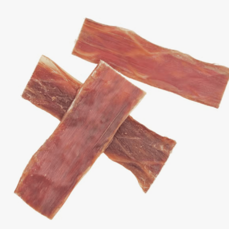 All-Natural Beef Gullet Flats/Strips Dog Treats 6"