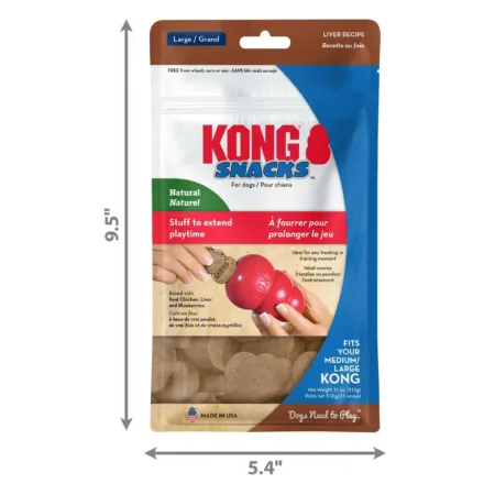 KONG Stuff'N Snacks Puppy Treats Chicken Liver 1ea/LG 12 oz