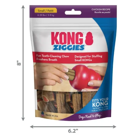 KONG Stuff'N Ziggies Dog Treat 1ea/7 oz SM