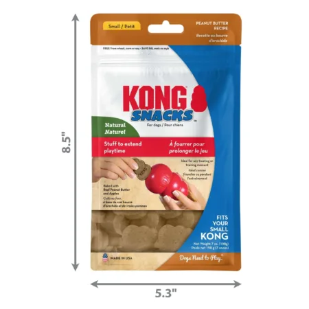 KONG Stuff'N Snacks Dog Treats Peanut Butter 1ea/SM 8 oz