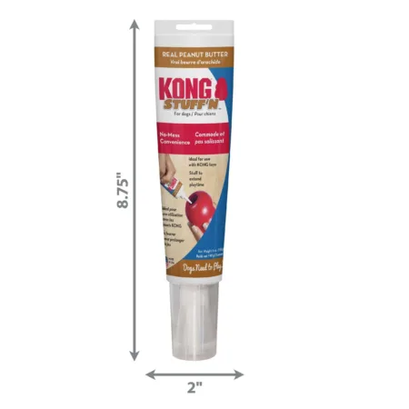 KONG Stuff'N Dog Treat Paste Tube Peanut Butter - 5 oz
