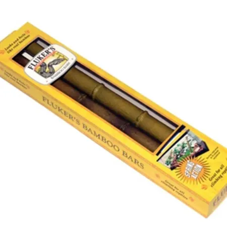 Flukers Bamboo Bars for Reptiles and Amphibians Brown 2 Pack